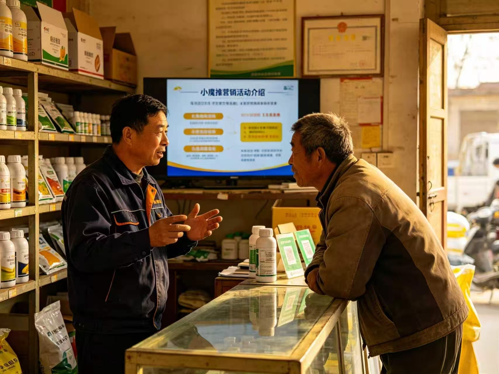 小魔推农资碰一碰